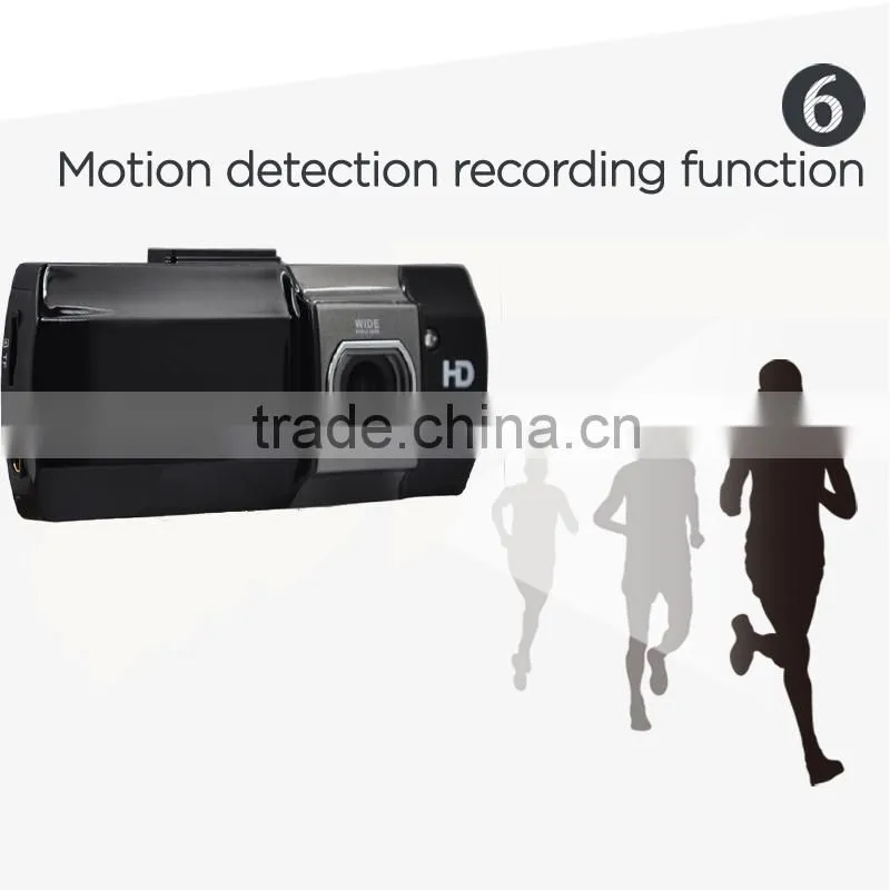 2.7" 170 degree wide lens angle 1080p car dashboard camera