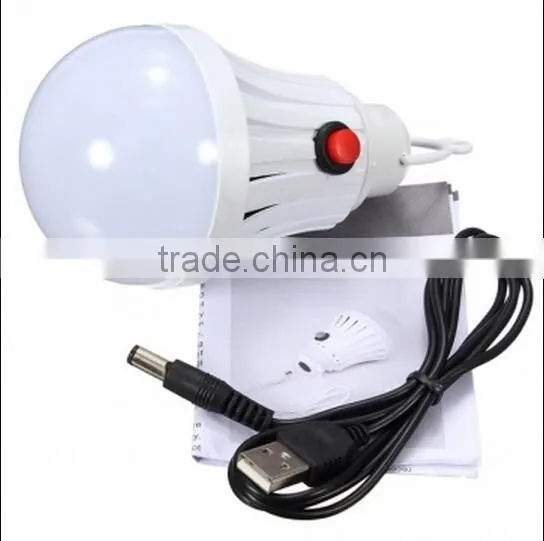 5W Portable Reading Flashlight Lamp / USB Charging LED Night Light Bulb / led mini light bulb lamp