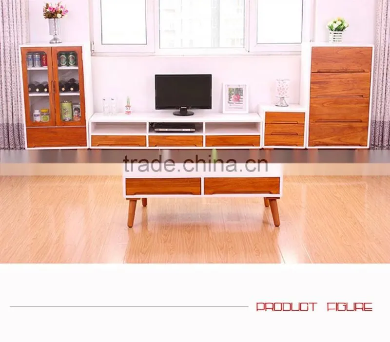 High gloss modern white MDF TV stand