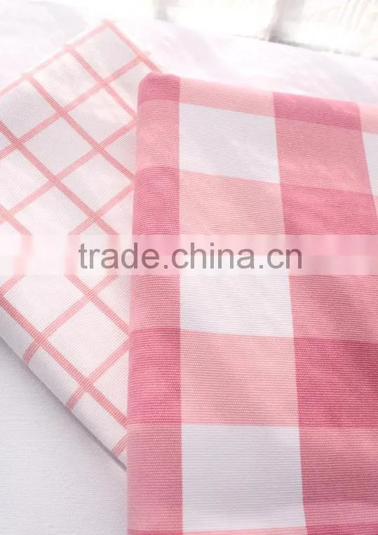 Nantong textile fashion dress yarn dyed cotton pink striped shirt pique fabric made in usa wholesale