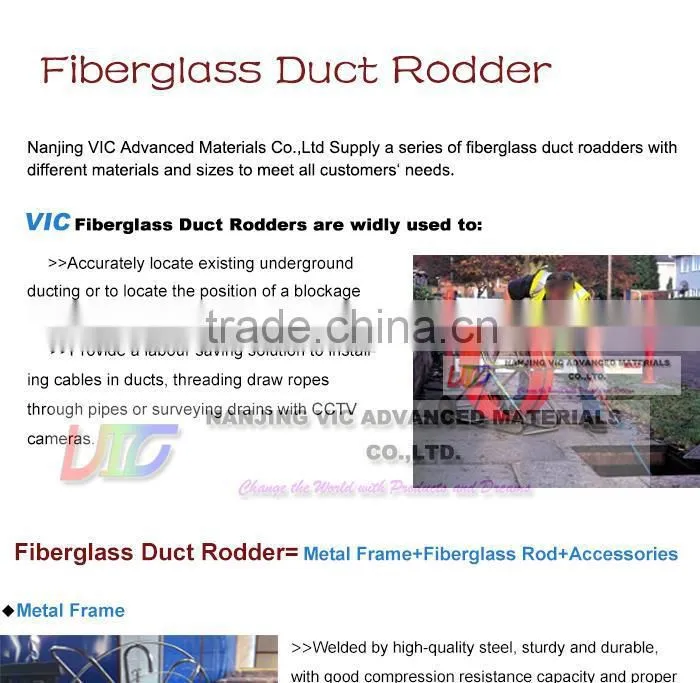 Professional Fiber Snake Duct Rodder Manufacturer,Supply Various Kinds Of Fiber Snake Duct Riodder,China Professional Supplier
