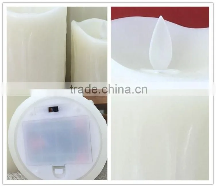 Real Paraffin Wax Flickering LED Flameless Candle, LED Candle Light, Led candle bulb