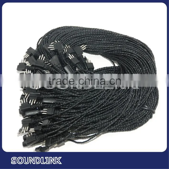 2015 Soundlink best selling black 3pin cord for hearing aids