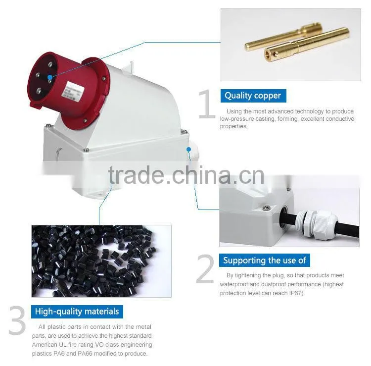 Round Plug UK 3 Pin Plug ( SP-344)