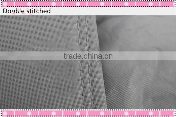 Black color 100% polyester universal fitted car cover