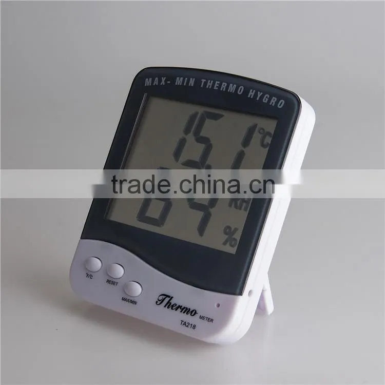 Digital LCD Indoor Temperature Hygrometer Thermometer TA218D
