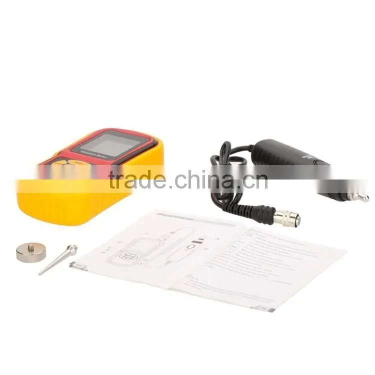 GM63B Portable Digital Vibrometer Vibration Analyzer Tester Meter + Temperature Meter with LCD Backlight