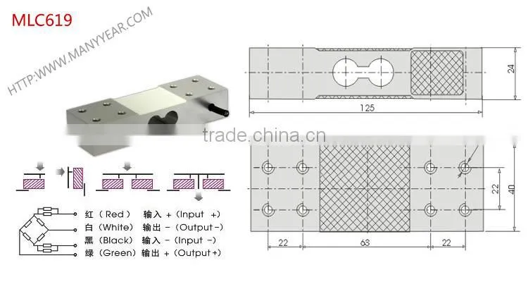 pricing scale load cell, kitchen scale load cell