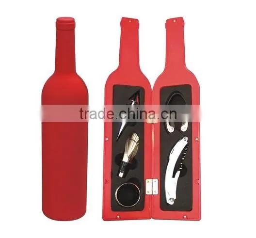 5 Piece wine tools gift set wine accessories set