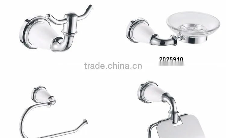 square plate zinc alloy OEM/ODM single toothbrush holder