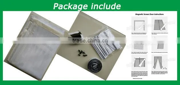 Let fresh air in anti mosquito screen door curtain