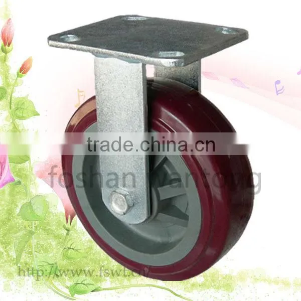 Heavy Duty 6'' 8'' Scaffolding Industrial Casters With Double Brake