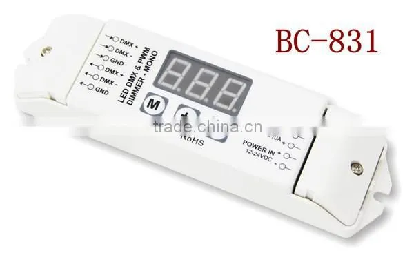 DC12V-24V 1CH dmx to pwm decoder