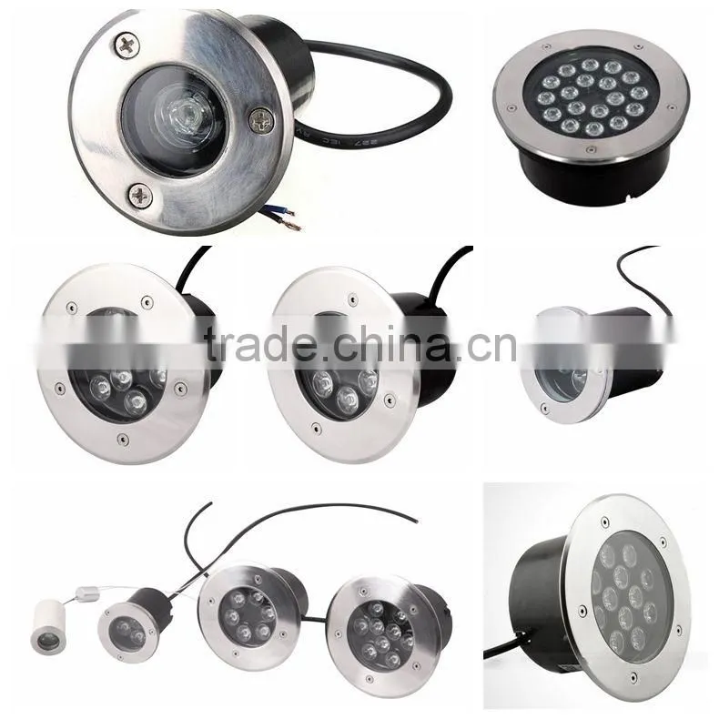 High Power Round LED Inground Light 18W RGB Led Underground Light For Outdoor