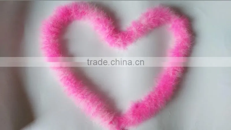 Mixed color marabou boa for Christmas ornaments, wedding decoration, prom decorations or for costumes 25g/2y