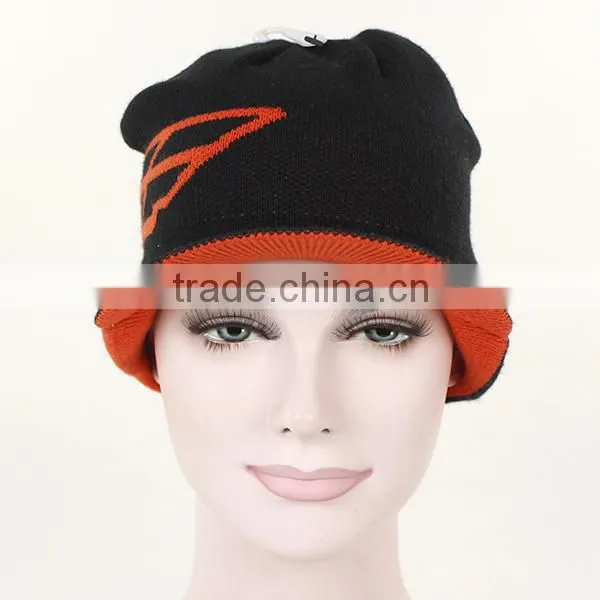 custom warm winter women beanie hat