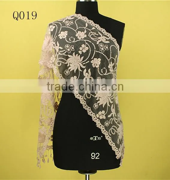 new design white cotton lace fabric cotton embroidery lace for dress