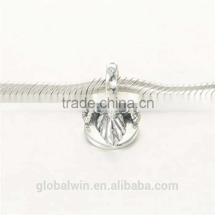 Animals Metal Charms European Charm Bracelet Necklace 100% Real 925 Sterling Silver S194 Best Gifts For You Or Friends