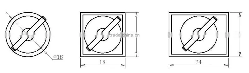 16mm 2 or 3 position rotary small key switch E6-11Y/2 E6-11FY/2 E6-11JY/2