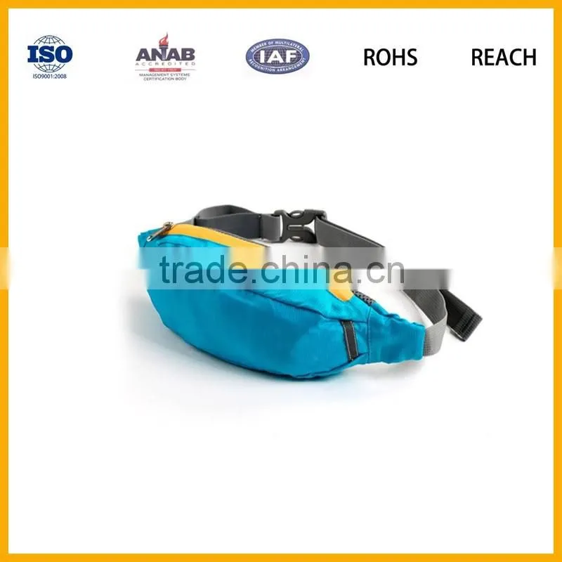 Wholesale Fashionable Nylon Outdoor Sports Adjastable Belt Elastic Waist Bag for Men and Women