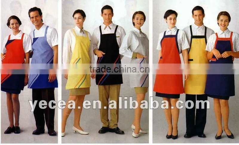 HOT selled unisex resturant chef and waiter apron uniform