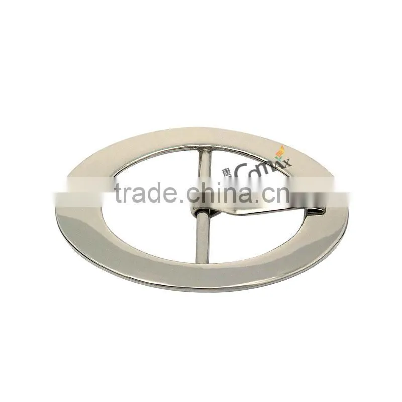 High Quality Fashion Oval Tri-Glide Nickel Metal Pin Buckle