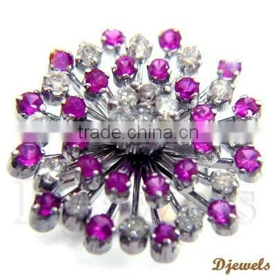 White Gold Diamond Rings 14K Diamond Gold Jewelry