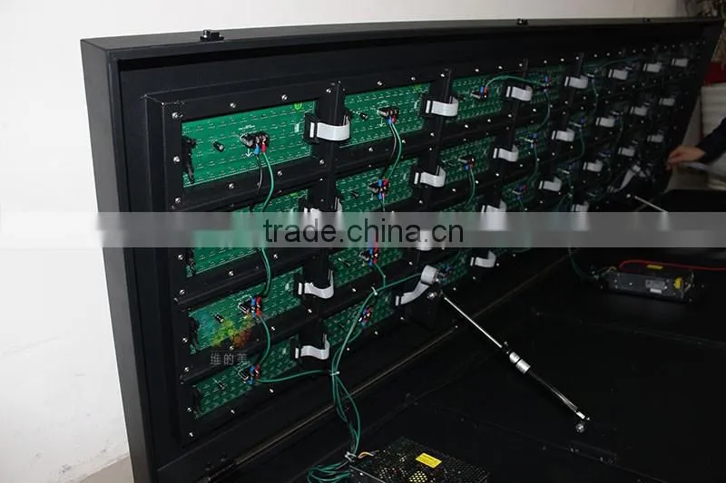 High way good quality red green P10 LED module transport display screen