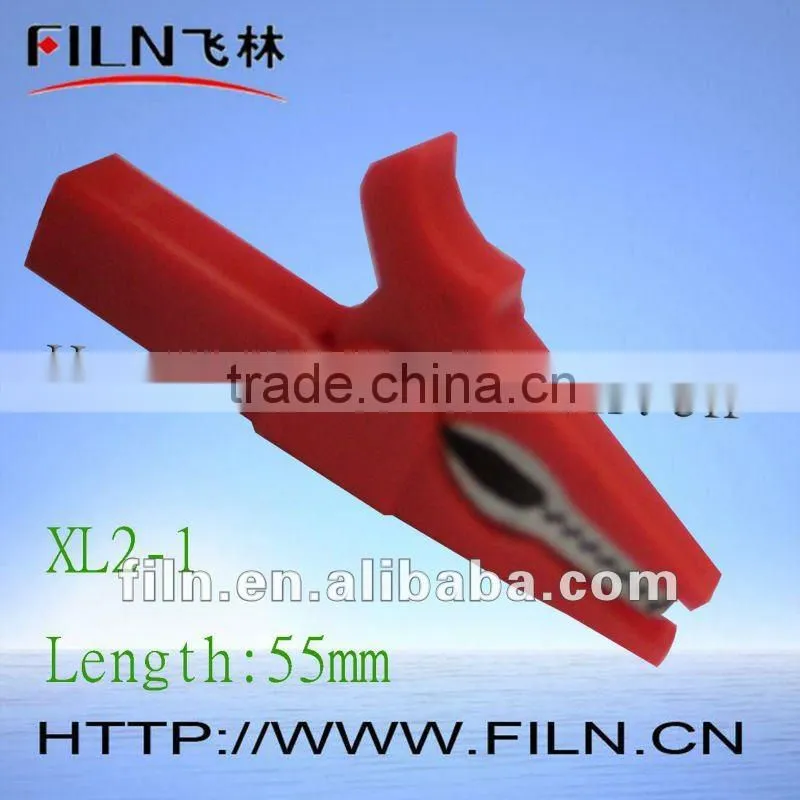 55mm complete insulated copper crocodile clip