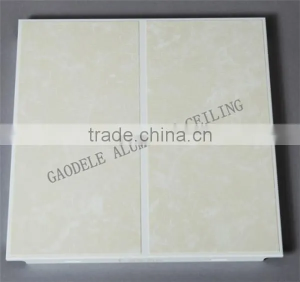 Stone Pattern Aluminum Ceiling for Bathroom 300*300mm