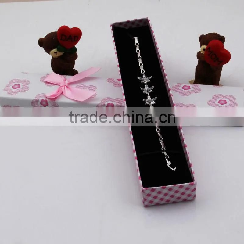 8.2" High Quality Paper Jewelry gift packaging bracelet box