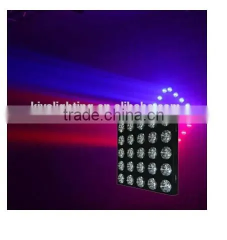 fresnel led stage lighting ,high quality professional 25pcs*10w RGBW 4 in 1 led matrix light