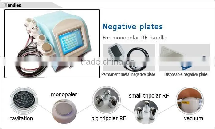 Hot promotion 5 IN 1 cavitation beauty with Vacuum RF (Low price)