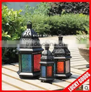 wholesale handmade garden decoration moroccan candle lantern
