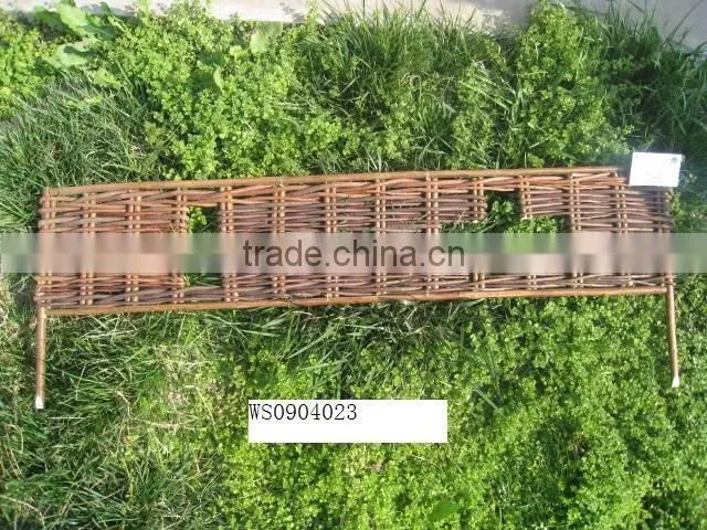 Garden willow panel border/garden hurdle