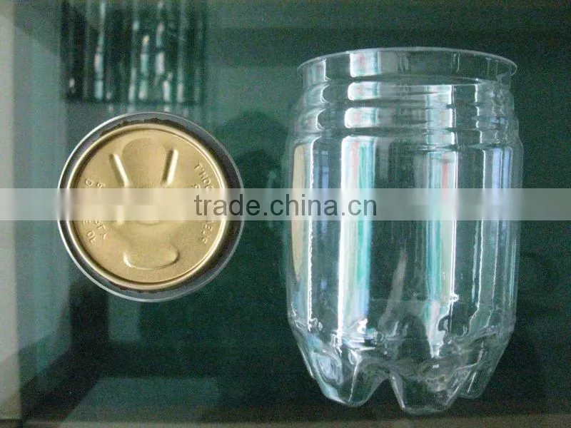 OEM plastic PET can for beverage PET beverage can