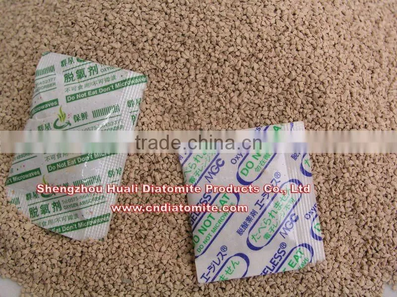 diatomite used in oxygen absorber natrual material diatomaceous earth absorbent