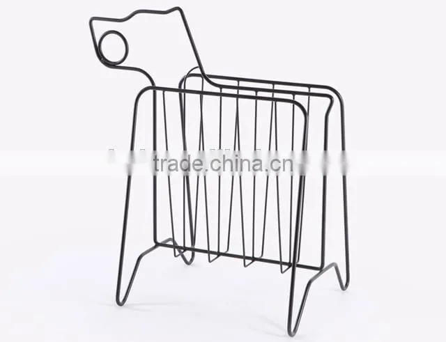 Wire Mesh Magazine Display Shelf