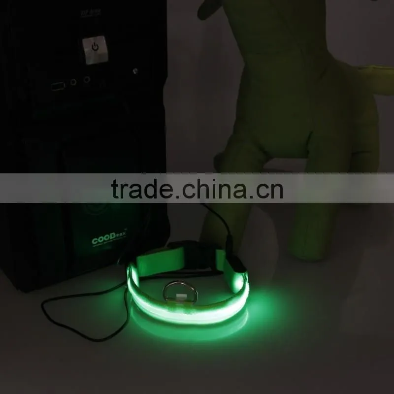 usb rechargeable luminous dog collars