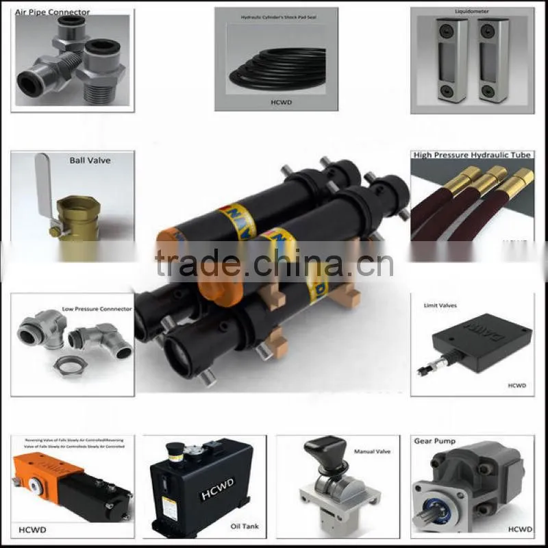 professional Hydraulic Telescopic Cylinder For Tipper Truck