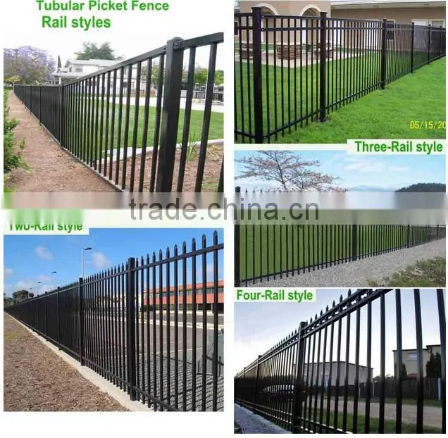 Hot Polular Perforated Steel Picket Security Fence Panel Wrought Iron Rigidit Panel