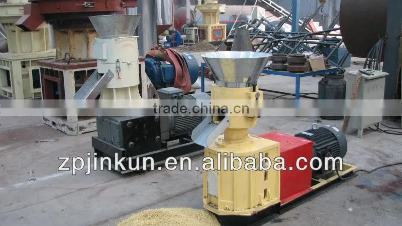 with Hank dragon conveyor small feed pellet pressing machine
