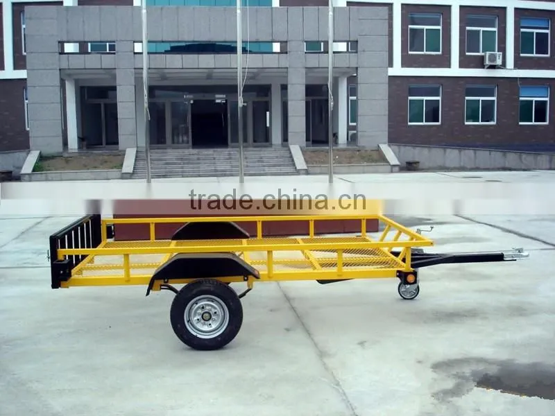 Steel materials ATV semi trailer , travel semi trailer , camper semi trailer for sale