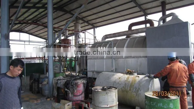 Environmental Friendly Professional Pyrolysis Plant Manufacture For Tyre ,Rubber And Plastic