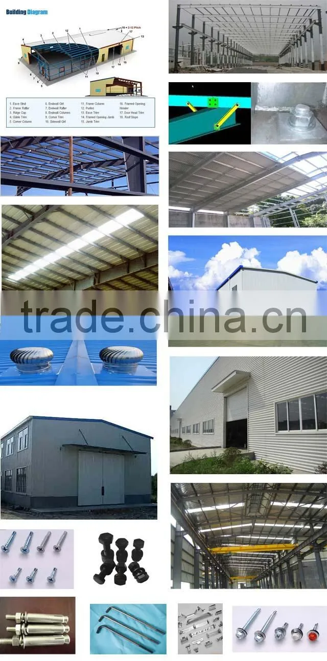 high quality and low price prefabricated warehouse