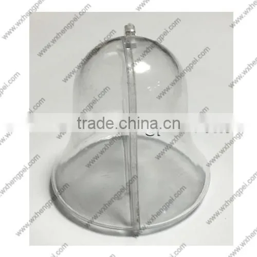 Cleverish portable cute transparent ring plastic storage jewelry wedding box kit