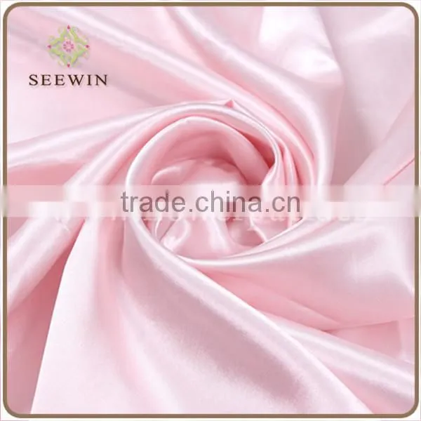 Shiny fabric roll satin /rosette satin table cloth/plain satin saree