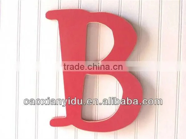 DIY Wall Decor Colorful Letter Wooden Alphabet Letters 0-9 Numbers Large Wooden Numbers
