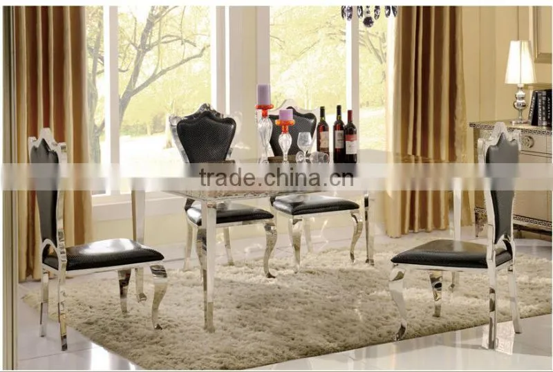 marble top dining table and chair