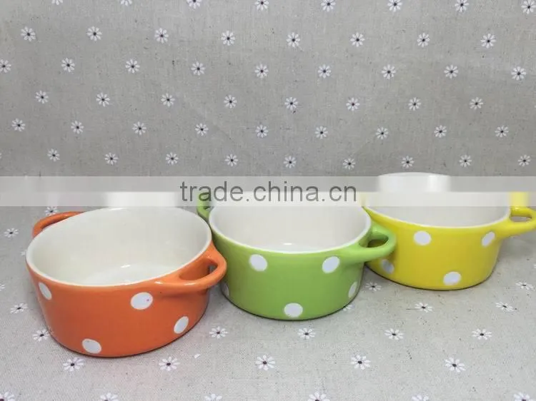 Wholesale stocked Personalized korean Ceramic Dinner Bowls